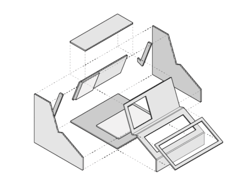 Tinycade exploded view